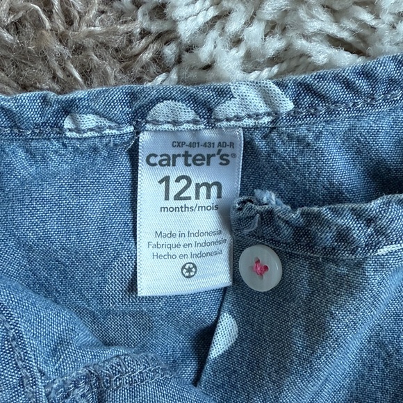 🤍NWOT Carter’s Heart Romper - Picture 3 of 7